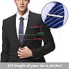 4Pcs 4 Styles Brass Tie Clips for Men FIND-GF0008-04-4