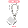 Alloy Phone Hand Strap Chains with Heart Charm DIY-WH0430-030A-2