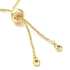 Long-Lasting Plated Brass Round Bead Slider Beacelets for Women Men LS-BJEW-E089-01G-04-3