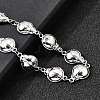 304 Stainless Steel Ladybug Link Bracelets for Women BJEW-K226-15A-P-3