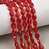 Natural Dyed White Jade Beads Strands G-H349-A01-24A-1