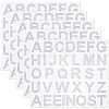 4 Sheets Rhinestone Stickers DIY-SP0003-92A-1