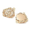 Rack Plating Brass Micro Pave Cubic Zirconia Pendants KK-K333-81G-2