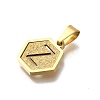 304 Stainless Steel Charms LS-STAS-H227-01G-Z-2