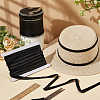 Sparkle Polyester Lace Ribbons OCOR-WH0090-67D-5