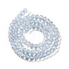 Transparent Baking Paint Glass Beads X1-DGLA-A034-T6mm-D13-2