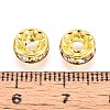 Brass Grade A Crystal Rhinestone Beads RB-A003-8MM-G-3
