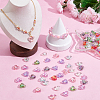 120Pcs Transparent Acrylic Beads OACR-SP0002-23-4