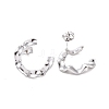 Non-Tarnish 304 Stainless Steel Stud Earring for Women EJEW-F287-03P-2