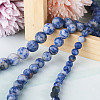 3 Strands 3 Style Natural Blue Spot Jasper Beads Strands G-YS0001-03-4