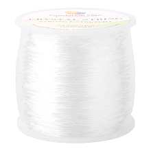 0.8mm Crystal Polyester Threads Transparent Jewelry Bracelet Beading Wire Cords EW-PH0001-0.8mm-02