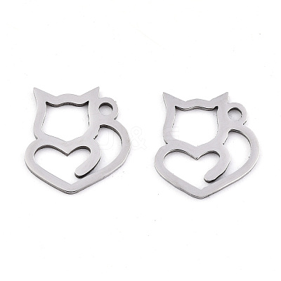 Non-Tarnish 201 Stainless Steel Charms STAS-S081-061-1