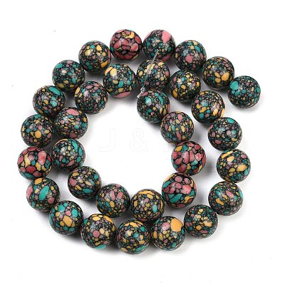 Natural Agate Beads Strands G-U030-C01-12mm-1