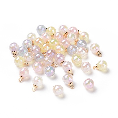 Plating Acrylic Charms X1-OACR-N010-058B-1