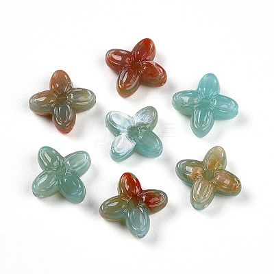 Transparent Acrylic Beads TACR-T028-35I-1
