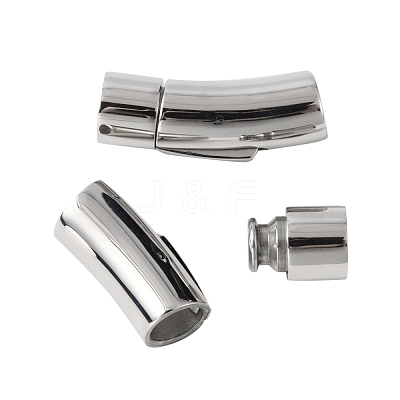 Tarnish Resistant 304 Stainless Steel Bayonet Clasps STAS-F131-26P-1