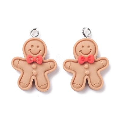 Opaque Resin Pendants RESI-F030-12-1