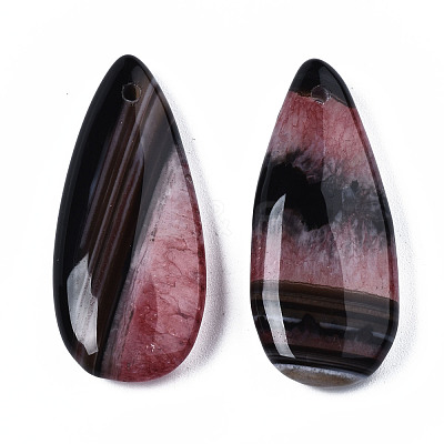 Natural Brazilian Agate Pendants G-S364-099A-1