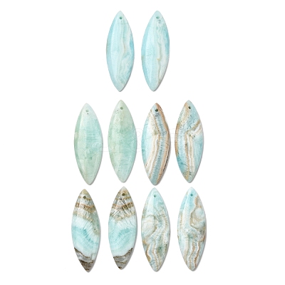 Natural Hemimorphite Pendants G-A282-02C-1