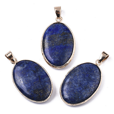Natural Lapis Lazuli Pendants X-G-N326-31A-1