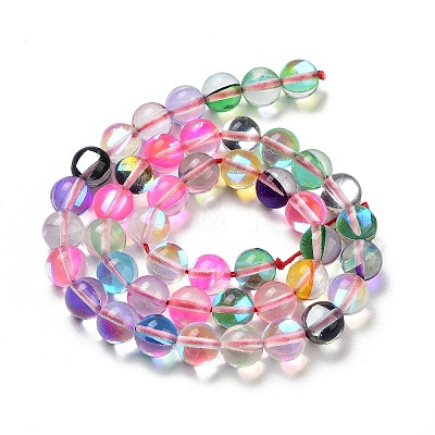 Transparent Glass Beads GLAA-B022-8mm-11-1