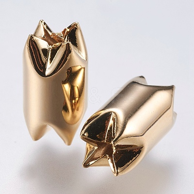 Brass Beads KK-F738-09G-15x8mm-1