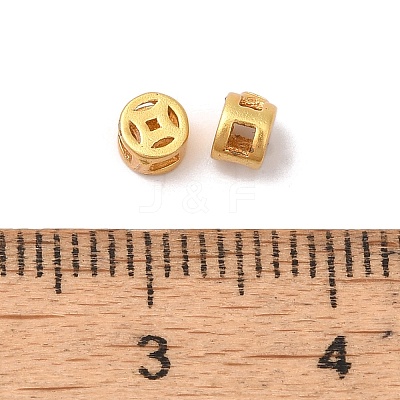 Rack Plating Brass Light Gold Beads KK-S375-16G-1