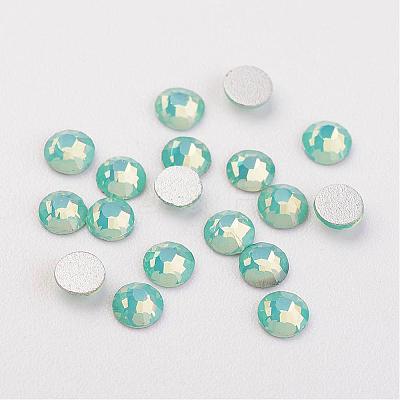 Glass Flat Back Rhinestone Cabochons G-P261-01-6#-1