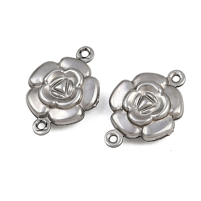 304 Stainless Steel Connector Charms STAS-L297-04P-1