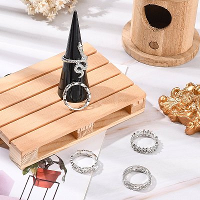 Acrylic Organic Glass Ring Displays X-RDIS-F002-01-1