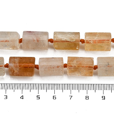 Natural Citrine(Heated) Beads Strands G-G162-D07-02-1