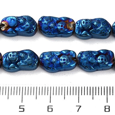 Electroplated Synthetic Non-magnetic Hematite Beads Strands G-F767-03A-1