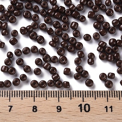Baking Paint Glass Seed Beads SEED-S002-K18-1