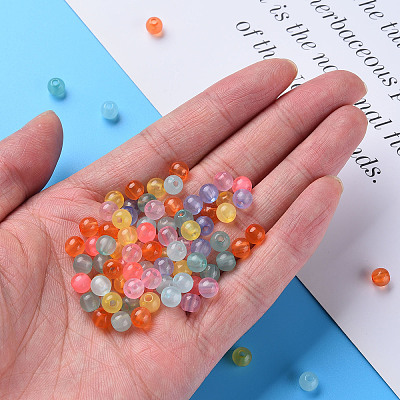 Transparent Acrylic Beads MACR-S370-I6mm-1