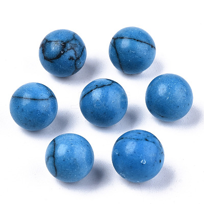 Synthetic Turquoise Beads G-R483-01-8mm-1