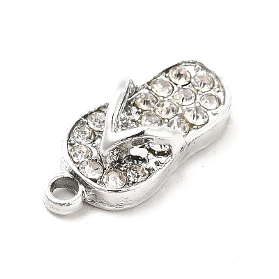 Alloy Rhinestone Pendants X-ALRI-C007-23P-1