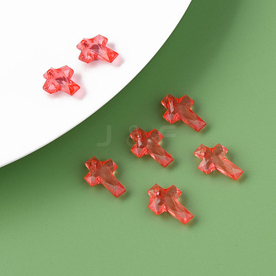 Transparent Acrylic Pendants MACR-S373-130-B06-1