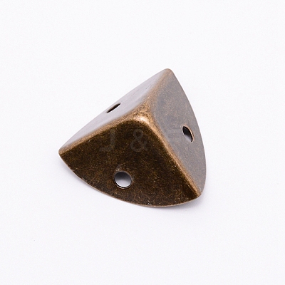 Triangle Iron Box Corner Protectors KK-WH0035-06AB-1