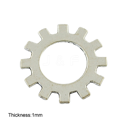 Tibetan Style Alloy Steampunk Pendants TIBEP-A115032-AS-FF-1