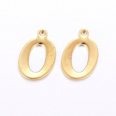 201 Stainless Steel Pendants X-STAS-O098-03G-O-1