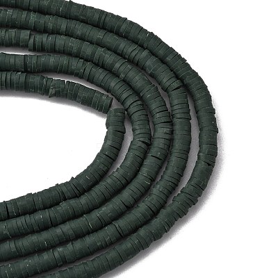Handmade Polymer Clay Beads Strands CLAY-R089-4mm-Q081-1