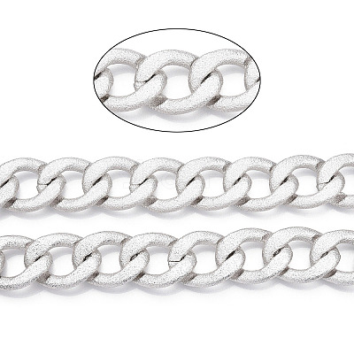 Aluminum Textured Curb Chains CHA-N003-05P-1