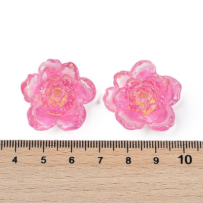 Flower Series Resin Cabochons CRES-Q008-01L-1