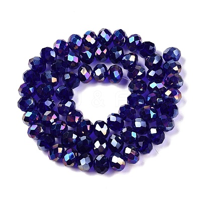 Electroplate Glass Beads Strands LS-EGLA-A044-T8mm-B06-1