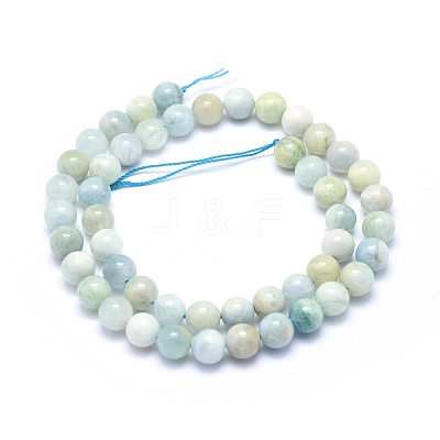 Natural Aquamarine Strands G-G764-42-10mm-1