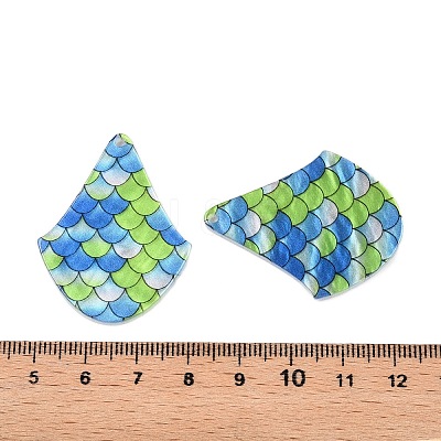 Printed Acrylic Pendants OACR-T028-03A-1
