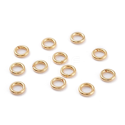 304 Stainless Steel Open Jump Rings X-STAS-R060-6x0.8-1