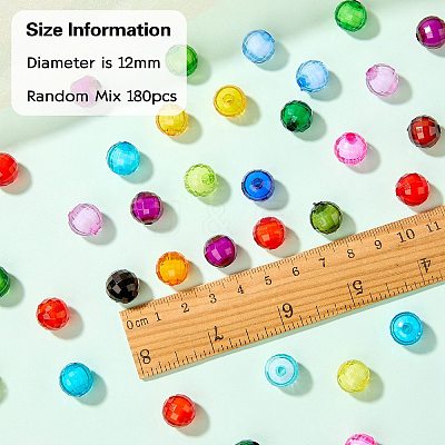 185G Transparent Acrylic Beads OACR-SZ0001-62-1