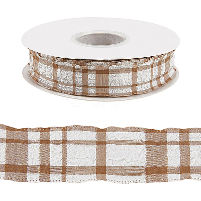 Cloth Plaid Ribbon OCOR-WH20071-001B-1