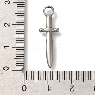 304 Stainless Steel Pendants STAS-H223-17AS-02-1